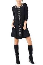  Black Grommets Dress