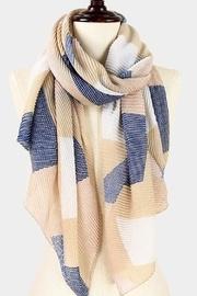  Geometric Print Scarf