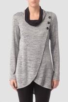  Grey Melange Tunic