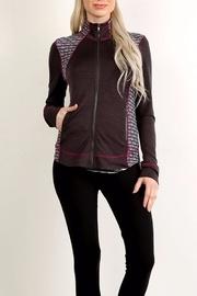  Jacquard Panel Jacket