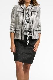  Boucle Fringe Jacket