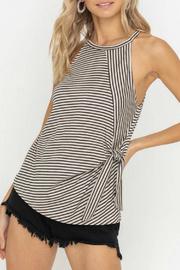  Side Tie Striped Tank