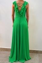  Green Organza Dress