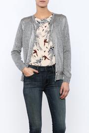 Panel Silk Blend Cardigan