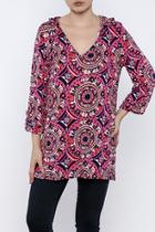  Jersey Print Hoodie