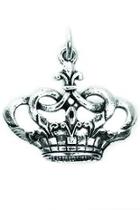  Silver Crown Charm