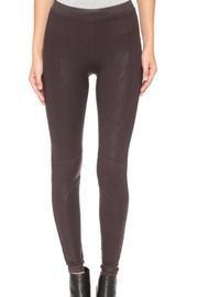  Leatherette Seamed Legging