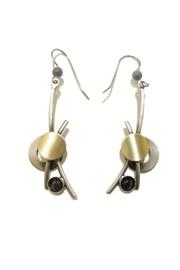  Gray Circles Earrings