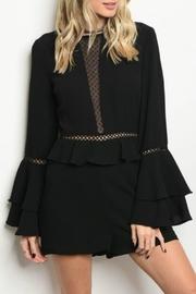  Ruffle Sleeve Romper