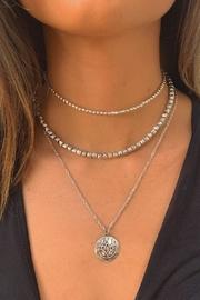  Layered Lotus Necklace