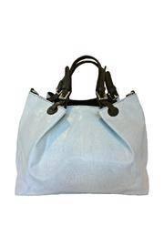  Blue Leather Duffle