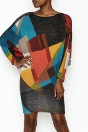  Color Block Knit Dress