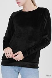  Velvet Sweatshirt Top