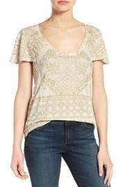  Metallic Geo Top