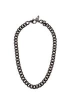  Gunmetal Chain 24 Necklace