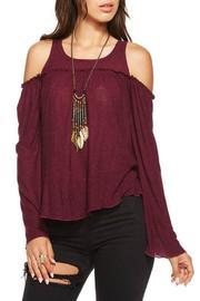  Cold Shoulder Bohemian Top
