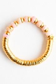  Evra Stone Bracelet-pink Opal(gold)