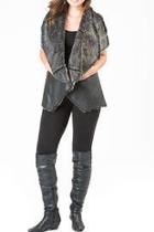  Vegan Black Vest