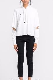 Cutout Sleeve Hoodie