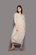  Beige Oversized Dress