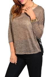  Brown Black Sweater