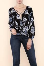  Criss-cross Floral Top