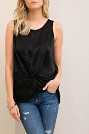  Silky Knotted Top