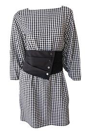  Viscose Gingham Dress