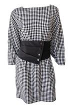  Viscose Gingham Dress