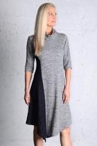  Gray-navy Dress