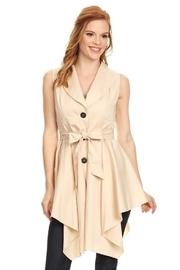  Cream Trench Vest