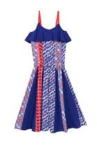  8-12y Balzane Print Dress