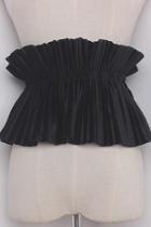  Velvet Ruffle Waist Belt