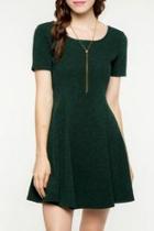  Emerald Knit Dress