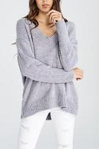  Silver Chenille Sweater