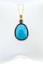  Turquoise Sapphire Necklace