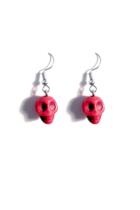  Red Skull Earrings