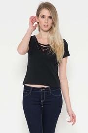  Eyelet S/s Top