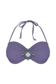  Lavender Bandeau Bikini Top
