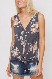  Floral Tie Tank