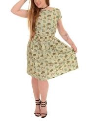  Alice-in-wonderland Skater Dress