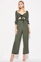  Forest Green Jumpsuit