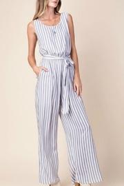  Sleeveless Striped Jumper