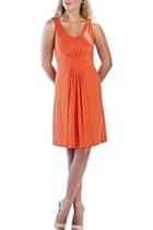  Sleeveless Tangerine Dress