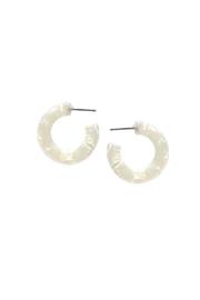  Flat-edge Acetate Earrings