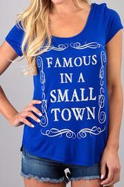  Blue Graphic Tee