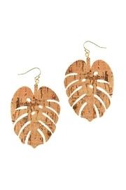  Leaf Cork Earrings