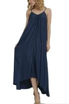  Strap Long Dress