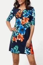  Celena Blooms Tambour Dress