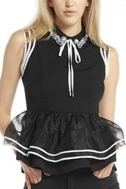  Sleeveless Paplum Top